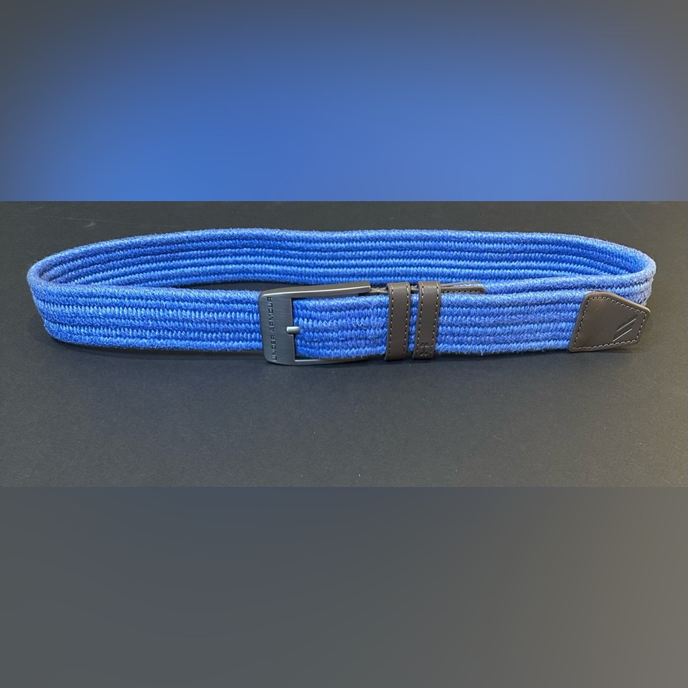 Under Armour Cornflower Blue Braided Stretch Golf Belt 2.0 XL/40"